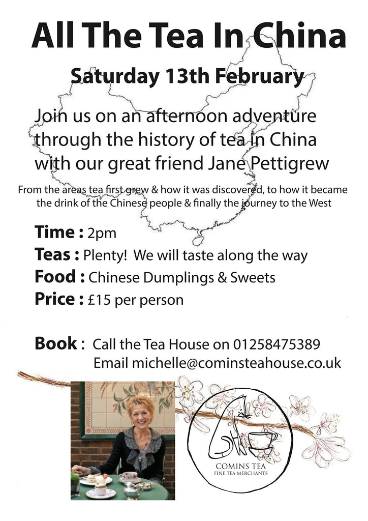 Jane Pettigrew Returns to Comins Tea House | 13th February