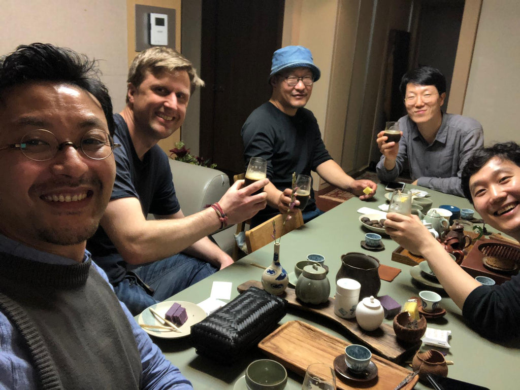 South Korea : 2019 : Day 1 : Korean Ceramics, Korean nokcha, black beer & Kyung ju bopju