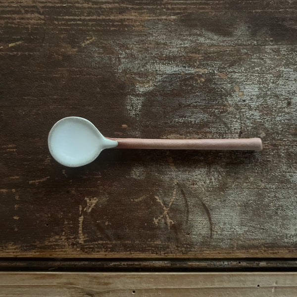 Japanese clay scoop [grey] 11.2cm