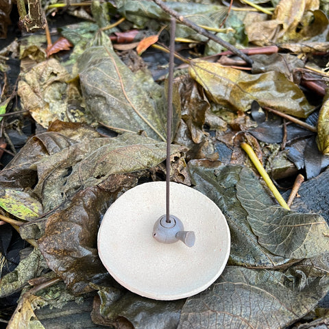 Tokoname Incense Holder - Takawo Studio