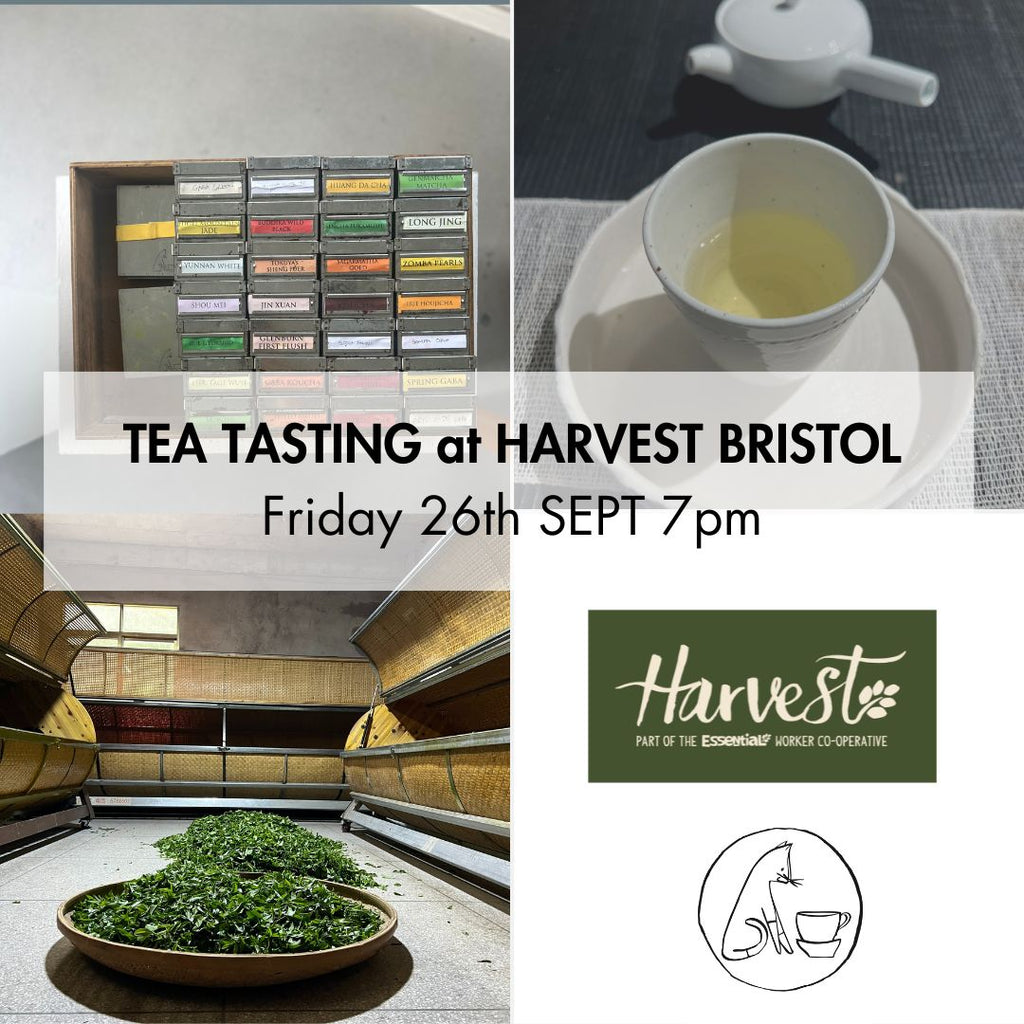 26.9.25 EVENT : Tea tasting at Harvest Bristol (spaces limited to 8)
