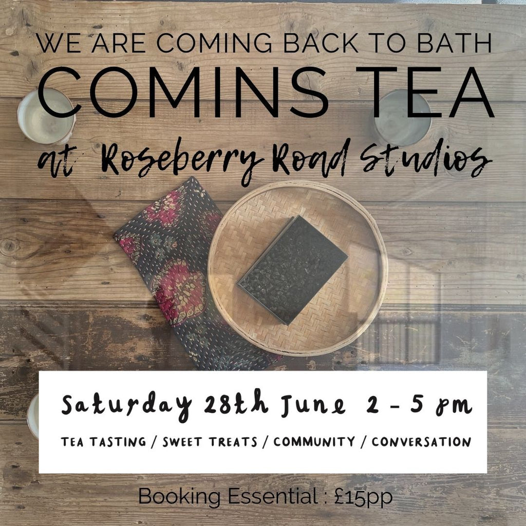 28.6.25 EVENT : Comins Tea at the Roseberry Studios Bath