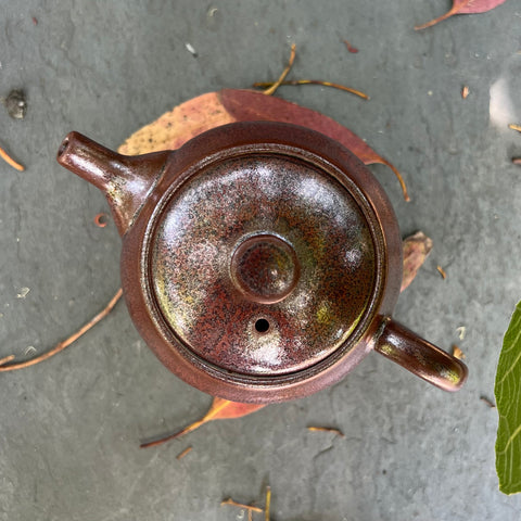 Red Rust Jianzhan Tea Pot