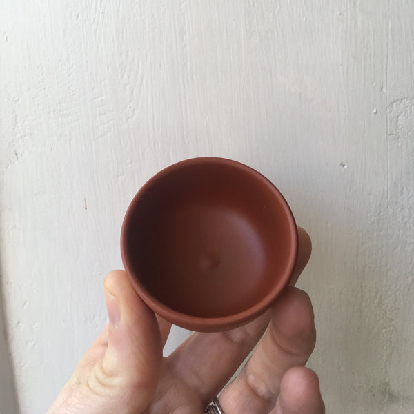 Yixing Pottery Sipping Cup [Light brown]