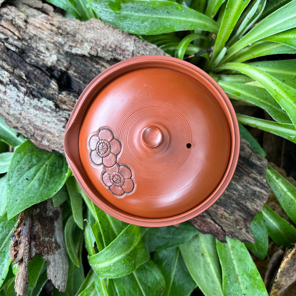 50ml Red Flower Tokoname Shiboridashi - Gyokuryu studio