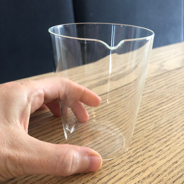 Handle-less Glass Serving Jug 250ml