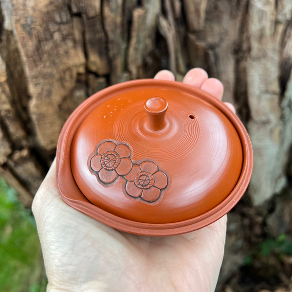 50ml Red Flower Tokoname Shiboridashi - Gyokuryu studio