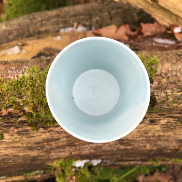 Ancient LIGHT Blue & White Cup tea cup | Yangyang Li, YUNBAI STUDIO, Jingdezhen