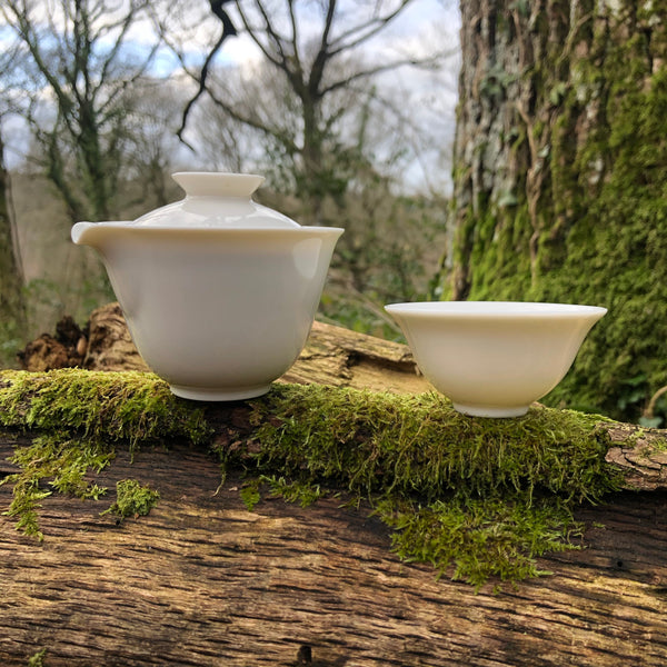 Taiwanese Porcelain Travel Gaiwan : 120ml