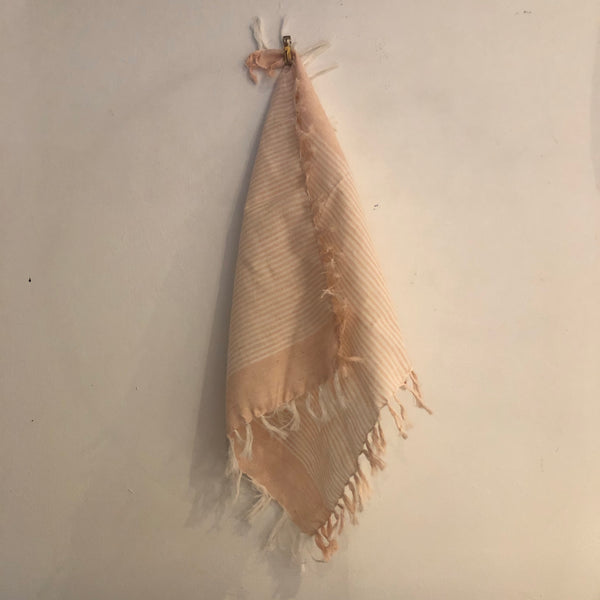 Niraamaya Pink stripe face cloth