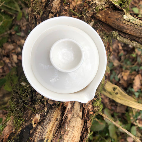 Taiwanese Porcelain Travel Gaiwan : 120ml