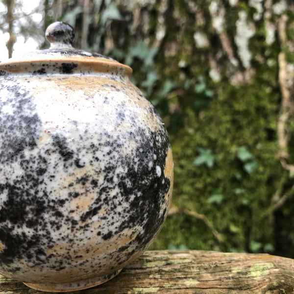 Pine Ash Glazed Caddy : Yang Yang Li | YUNBAI STUDIO Jingdezhen