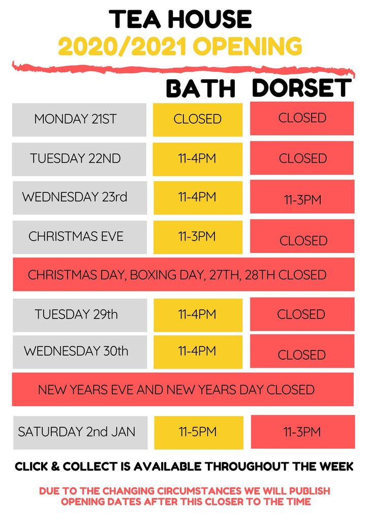 CHRISTMAS & NEW YEAR OPENING TIMES