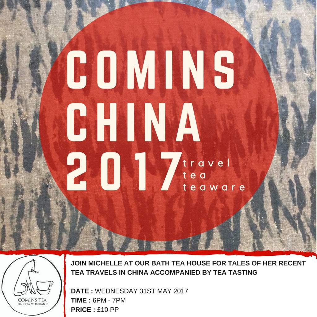 31st May | Bath | Chinese Tea tasting & Talk with Michelle Comins