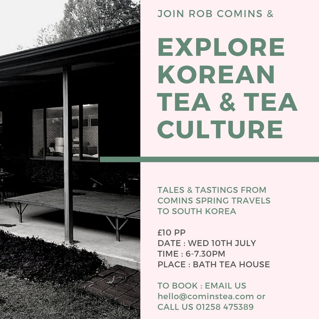 Explore Korean Tea & Tea Culture with Rob Comins
