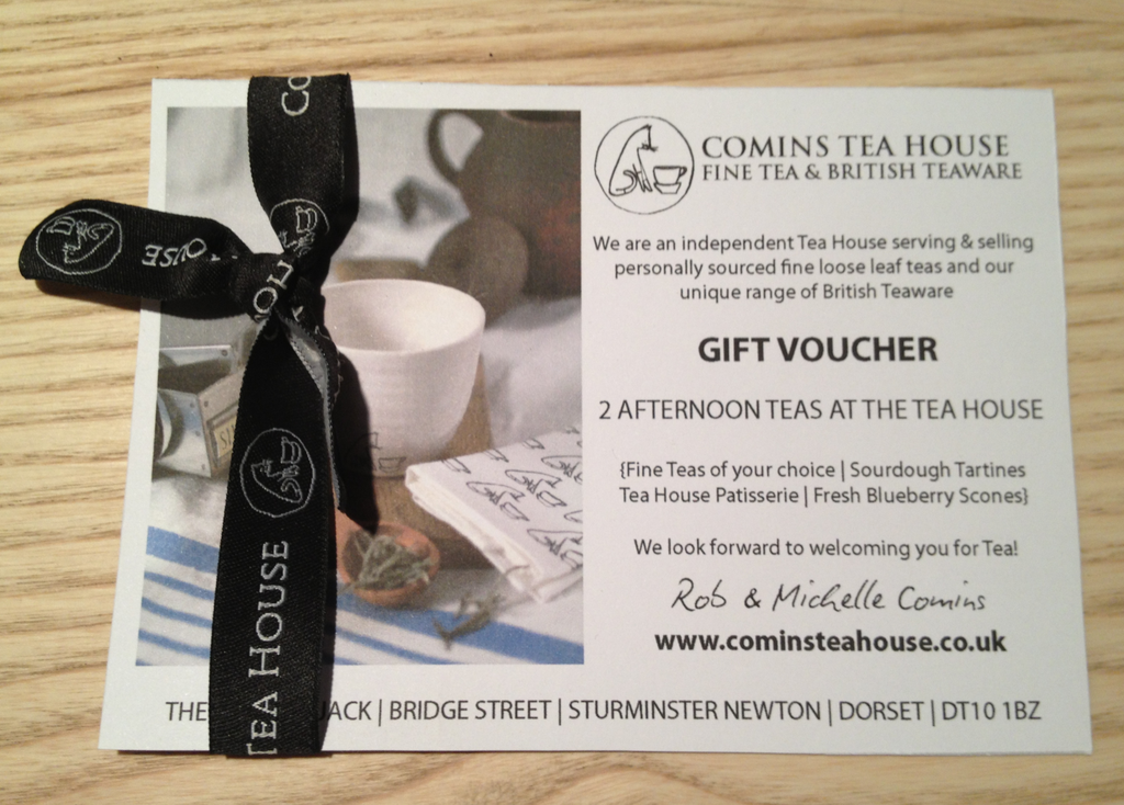 New! Gift Vouchers {Perfect Presents for Tea Lovers}