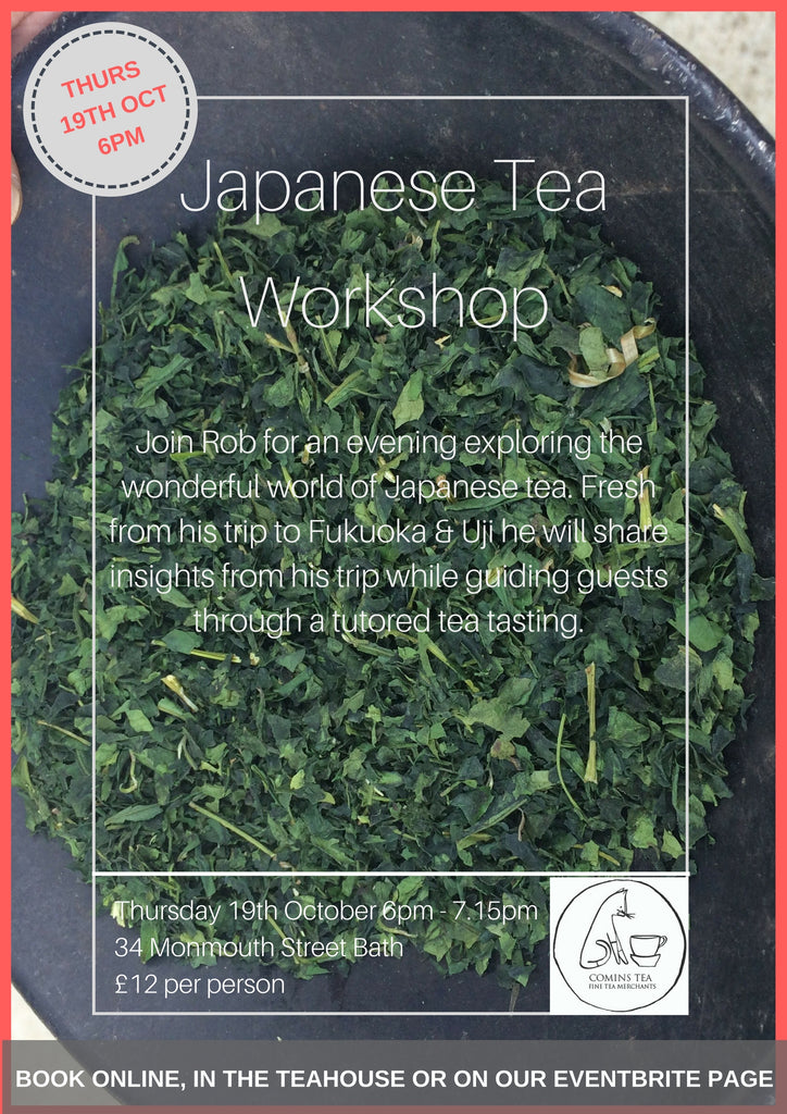Japanese Tea Workshop | 19th October | Bath Tea House | 6.00pm