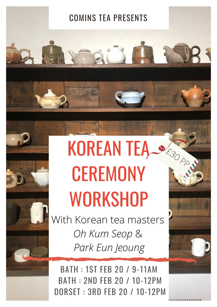 Amazing South Korean events at Comins Tea
