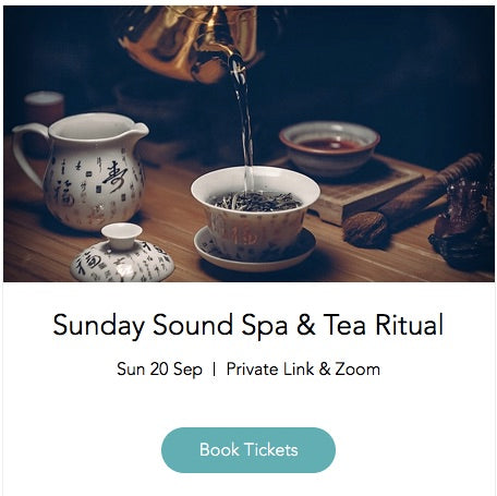 Sunday Sound Spa &amp; Tea Ritual with Chiltern Sound Spa