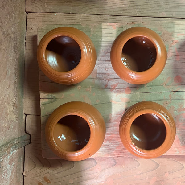 290ml Mount Fuji Sakura Black Shudei [Kokudei] Kyusu with sesame filter [Gyokko Kiln]
