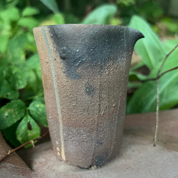 Saggar fired Stoneware jug [Seong Il Hong : Boseong, South Korea ]