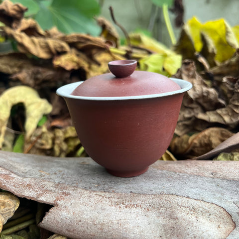 Red Gaiwan : Lu Dan Cheng's Studio Jingdezhen