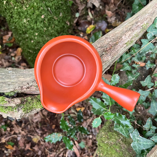 Red Tokoname 290ml Japanese Water Cooler [Yuzamashi] [chikusyun：竹春 Kiln]