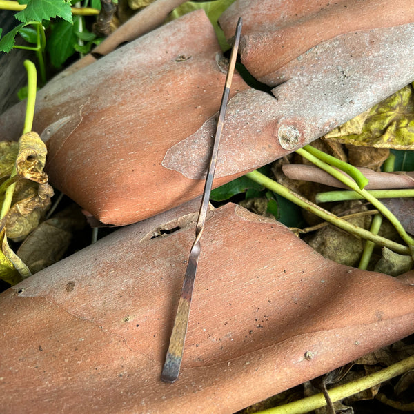 Hammered Copper tea scoop : Zhao Hui Jingdezhen