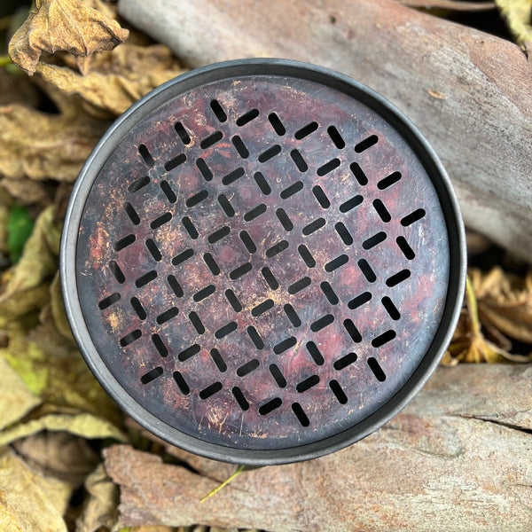 Circular ceramic / copper tea tray : Zhao Hui Jingdezhen