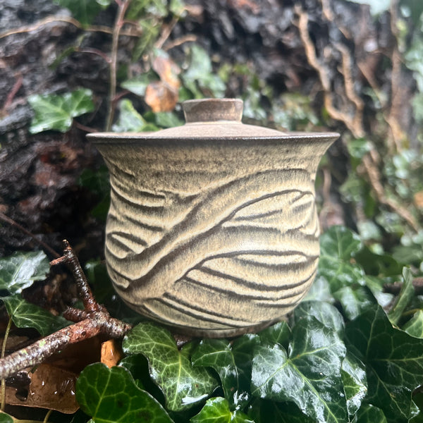 150ml  Patterned Gaiwan (curved edges) : Tao's Studio Jingdezhen