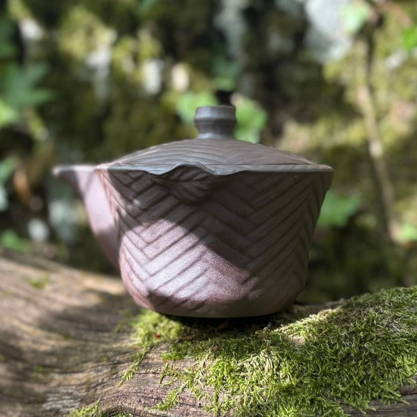 200ml Banko-yaki Houhin (handleless teapot) with Hiraami filter
