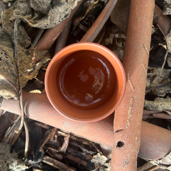 Yixing Ridged Pottery Sipping Cup 60ml