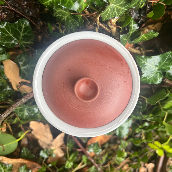 100ml Yellow Mottled Gaiwan : Lu Dan Cheng Jingdezhen