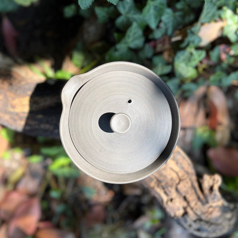 140ml Black Shudei Do-ake (胴開け) filter Houhin [Yoshiki Kiln]