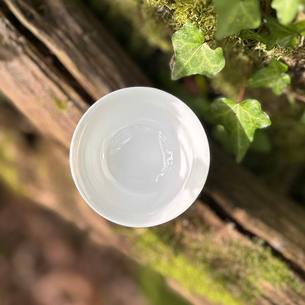 60ml White Mino Ware Porcelain tea bowl