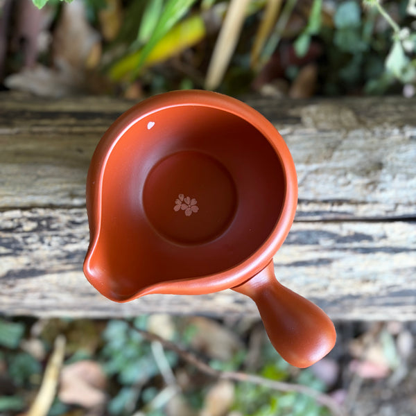 320ml shudei (朱泥) Tokoname Flower Yuzamashi (湯冷まし] / Water Cooler[Gyokko Kiln]