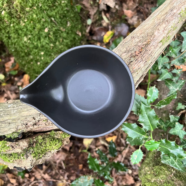 160ml Black Houhin with 160ml Yuzamashi (Takasuke Kiln)