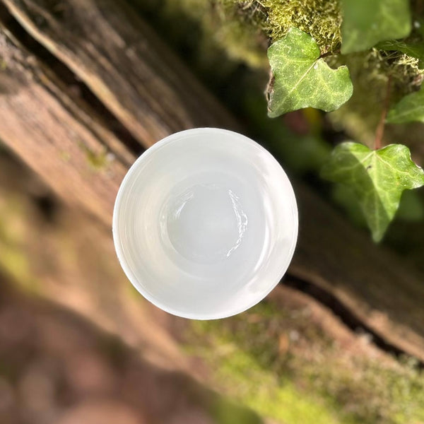 90ml White Mino Ware Porcelain tea bowl