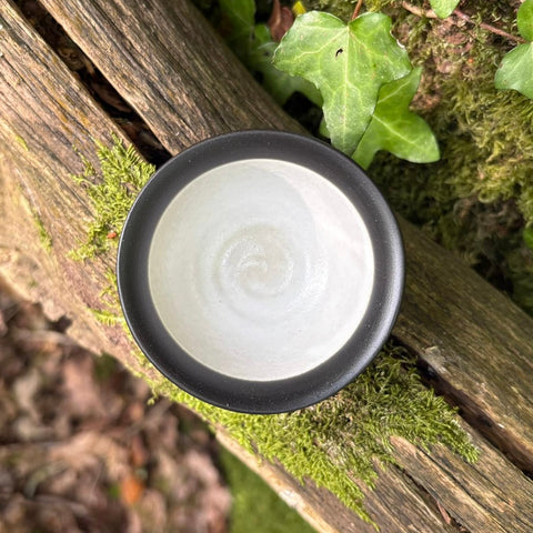 50ml Tokoname black & white tea bowl