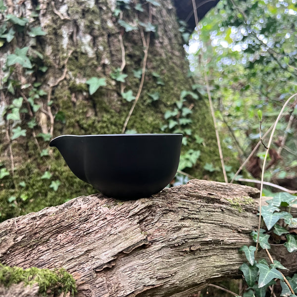 160ml Black Houhin with 160ml Yuzamashi (Takasuke Kiln)