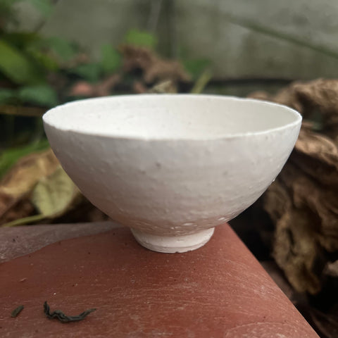 Mixed porcelain with white Matt glaze tea cup [Seong Il Hong : Boseong, South Korea ]