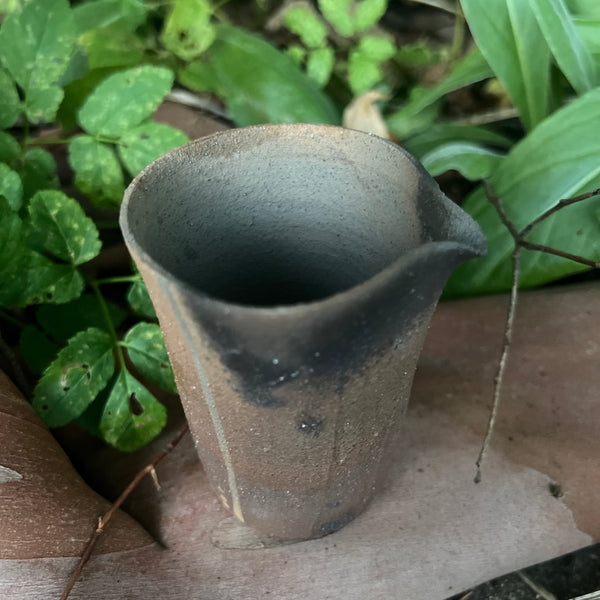 Saggar fired Stoneware jug [Seong Il Hong : Boseong, South Korea ]