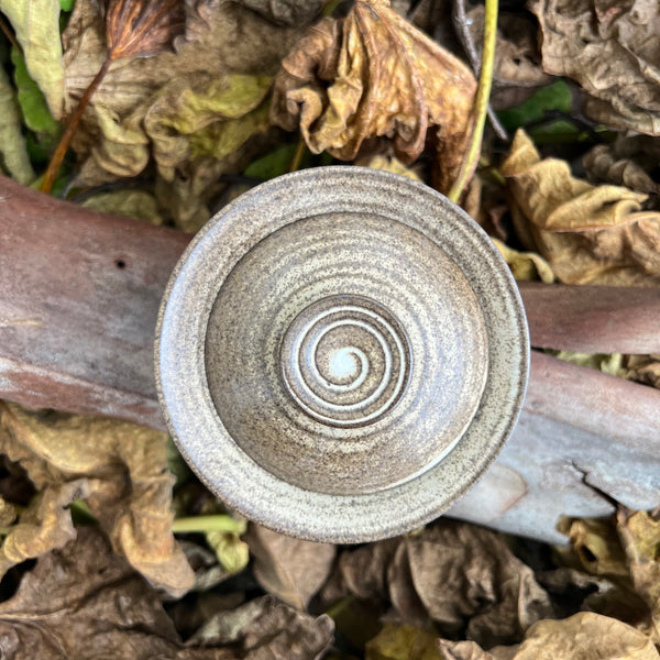 Grey Swirl Gaiwan : Tao's Studio Jingdezhen