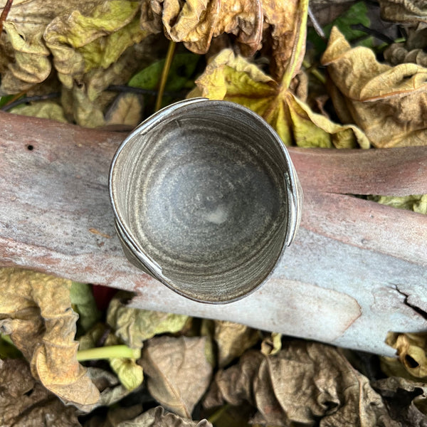 Grey Rose Cup : Tao's Studio Jingdezhen