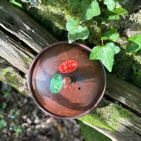 50ml Brown Clay Benishibori Shiboridashi [Gyokuryū Kiln]