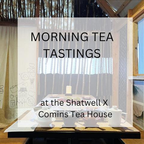 Summer morning private tea tastings at the Shatwell Farm pop up Tea House