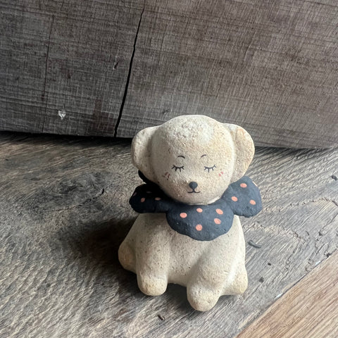 Blue Ruffle Dog Tea Companion : Lu Yanjiu Jingdezhen