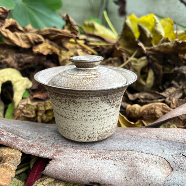 Grey Swirl Gaiwan : Tao's Studio Jingdezhen