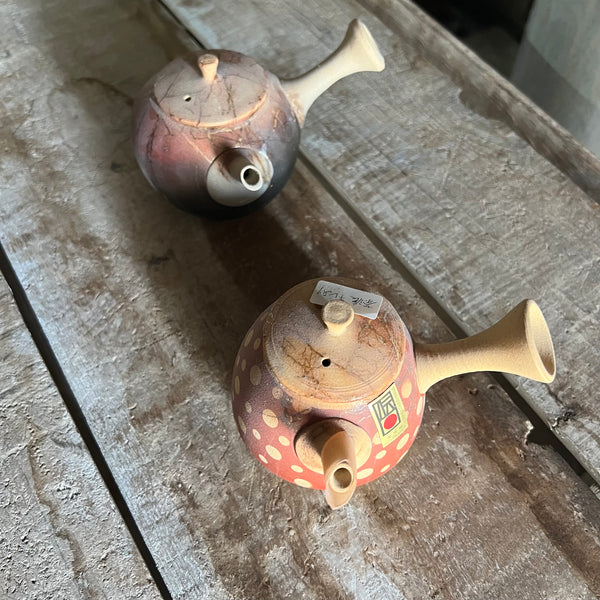 250ml green/brown Irabo glaze Tokoname-yaki Chaho [茶逢 ] (Issin kiln)