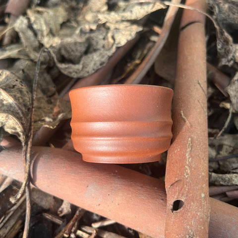 Yixing Ridged Pottery Sipping Cup 60ml